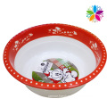 Creative Printed Design Round Plastic Wash Basin (SLP051)